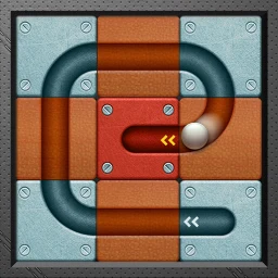 Icono de Bola de escape: bola rodante